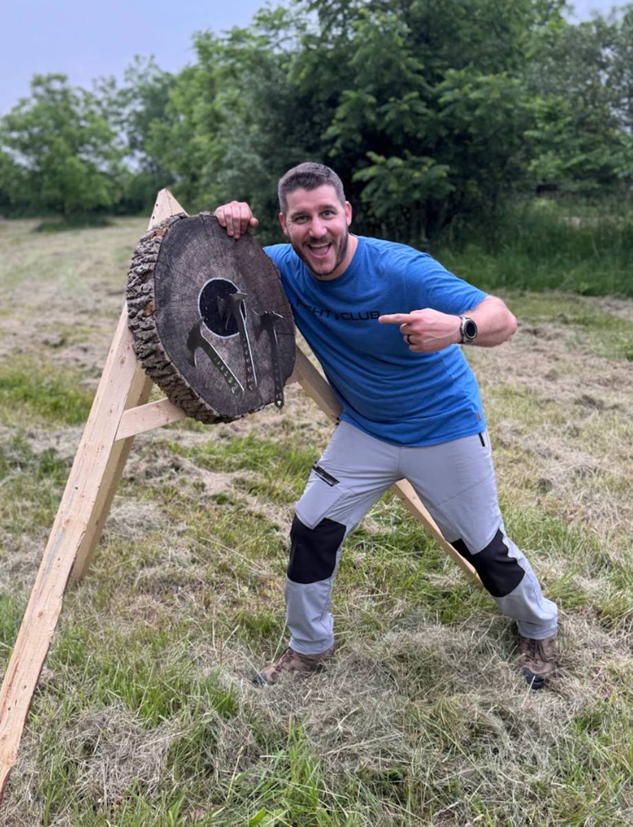 Axe throwing success Axe throwing success